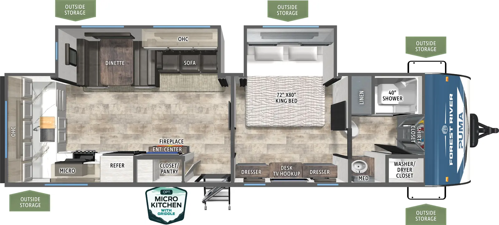 Puma 310RK Floorplan